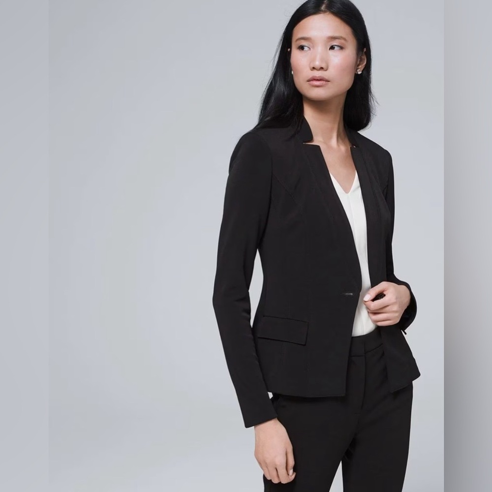 White House Black Market one Button Blazer